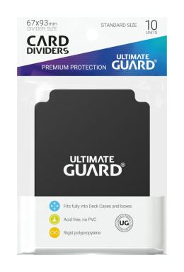 ULTIMATE GUARD Card Dividers - Black (10)