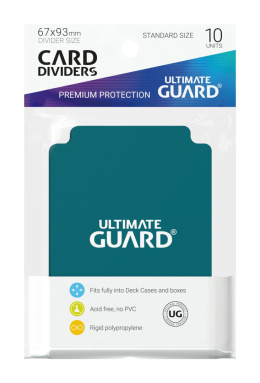 ULTIMATE GUARD Card Dividers - Petrol Blue (10)