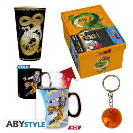 Dragon Ball - Zestaw prezentowy DUŻY (kubek, szklanka, brelok)