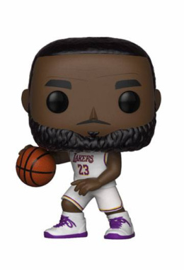 Funko POP Sports: NBA - LeBron James White Uniform (Lakers)