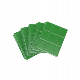 Gamegenic: 18-Pocket Pages Sideloading - Green (1 szt)
