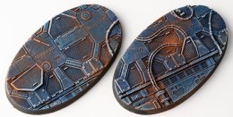 Gamers Grass Gamers Grass: Bases Oval - Spaceship Corridor 90 mm (2 szt.)