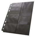 ULTIMATE GUARD 14-Pocket Compact Pages Standard Size & Mini American Black (10)