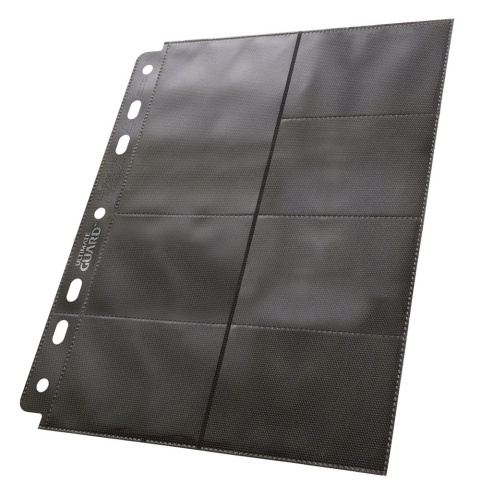 ULTIMATE GUARD 14-Pocket Compact Pages Standard Size & Mini American Black (10)
