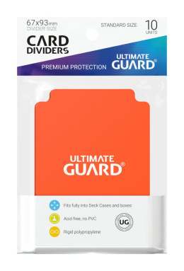 ULTIMATE GUARD Card Dividers - Orange (10)