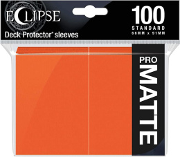Ultra PRO Eclipse MATTE Deck Protector sleeves Pumpkin Orange 100 szt.