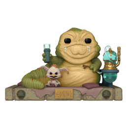 Funko POP Movies: Star Wars Return of the Jedi - Jabba the Hutt & Salacious B. Crumb
