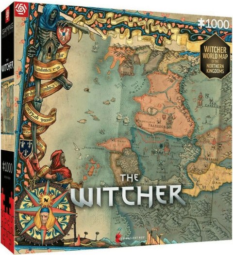 Good Loot Puzzle: The Witcher (Wiedźmin) - The Nothern Kingdoms (1000 elementów)