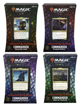 Wizards of the Coast Magic The Gathering: Adventures in the Forgotten Realms - Commander Decks Display (4)