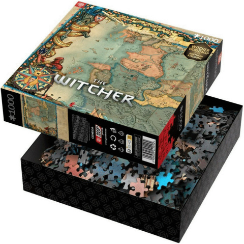 Good Loot Puzzle: The Witcher (Wiedźmin) - The Nothern Kingdoms (1000 elementów)