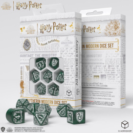 Q-Workshop Harry Potter: Zestaw kości - Modern Slytherin - Zielony