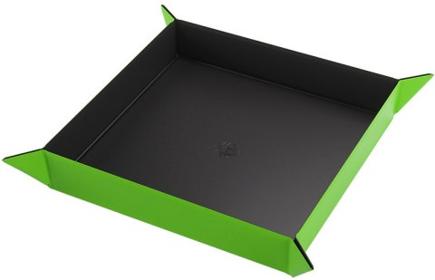 Gamegenic: Magnetic Dice Tray - Square - Black/Green