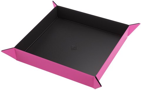 Gamegenic: Magnetic Dice Tray - Square - Black/Pink