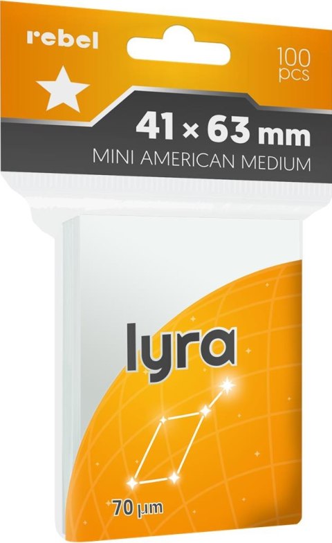 Rebel Koszulki na karty (41x63 mm) "Mini American Medium" Lyra , 100 sztuk