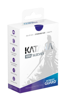 Ultimate Guard Katana Sleeves Standard Size - Blue (100)