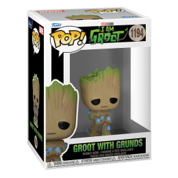 Funko POP Marvel: I Am Groot - Groot w/ Grunds