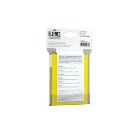 Gamegenic: Just Sleeves - Standard Card Game Sleeves (66x91 mm), Żółte, 50 sztuk