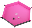 Gamegenic: Magnetic Dice Tray - Hexagonal - Black/Pink