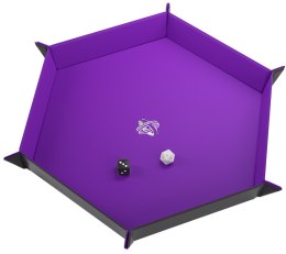 Gamegenic: Magnetic Dice Tray - Hexagonal - Black/Purple
