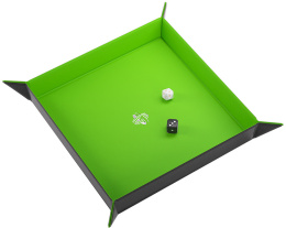 Gamegenic: Magnetic Dice Tray - Square - Black/Green