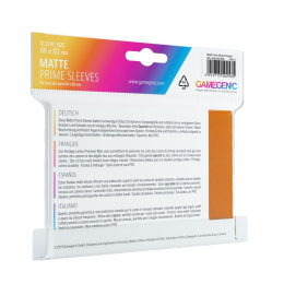 Gamegenic: Matte Prime CCG Sleeves (66x91 mm) - Orange, 100 sztuk