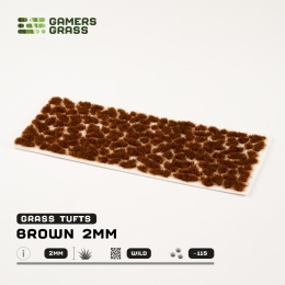 Gamers Grass: Grass tufts - 2 mm - Brown Tufts (Wild)
