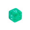 Komplet kości REBEL RPG - Mini Kryształowe - Zielone