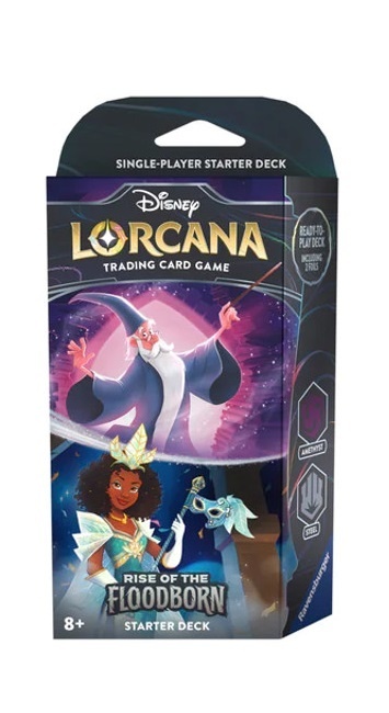 Disney Lorcana: Rise of the Floodborn (CH2) - Amethyst & Steel - Starter Deck (1)