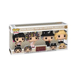 Funko POP Rocks: Queen - I Want to Break Free (4-Pack)