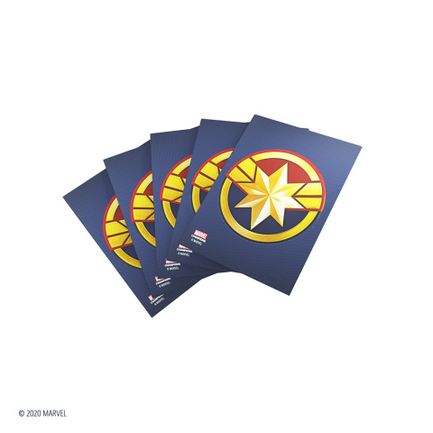 GAMEGENIC MARVEL Art Sleeves (66 mm x 91 mm) Captain Marvel 50+1 szt.