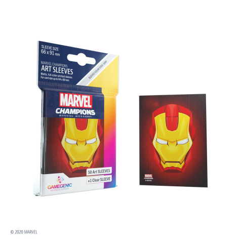 GAMEGENIC MARVEL Art Sleeves (66 mm x 91 mm ) Iron Man 50+1 szt.