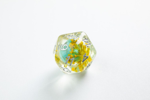 Gamegenic: Embraced Series - RPG Dice Set - Green Skull