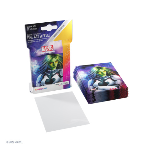Gamegenic: Marvel Champions Fine Art Sleeves (66 mm x 92 mm) Gamora 50+1 szt.