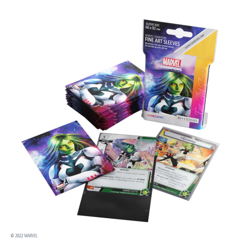 Gamegenic: Marvel Champions Fine Art Sleeves (66 mm x 92 mm) Gamora 50+1 szt.