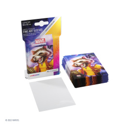 Gamegenic: Marvel Champions Fine Art Sleeves (66 mm x 92 mm) Rocket Raccoon 50+1 szt.