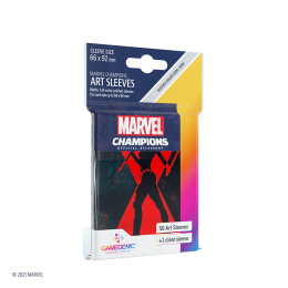 Gamegenic: Marvel Champions Art Sleeves (66 mm x 91 mm) Black Widow 50+1 szt.