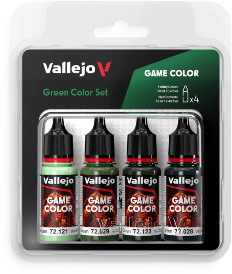 Vallejo: Game Color - Green Color Set