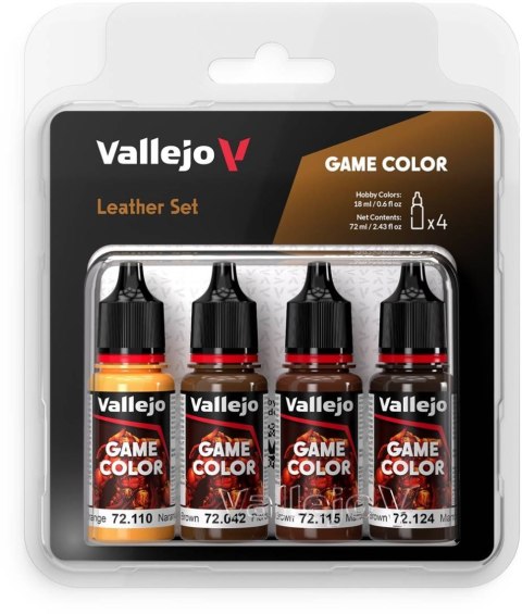 Vallejo: Game Color - Leather Set