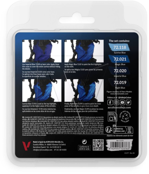 Vallejo: Game Color - Blue Color Set