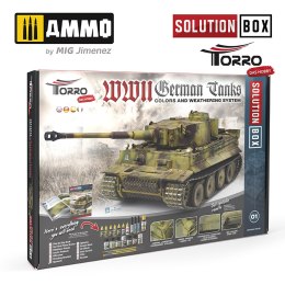 Ammo: Solution Box 01 - WWII German Tanks - Colors and Weathering System