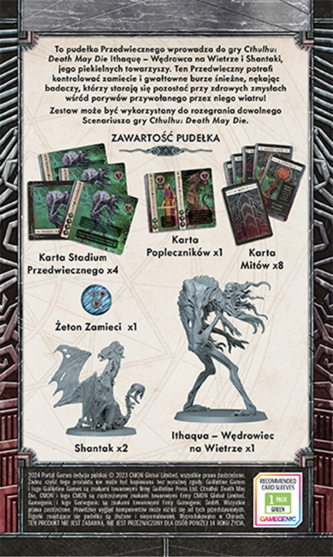 Cthulhu: Death May Die - Ithaqua - Wędrowiec na Wietrze