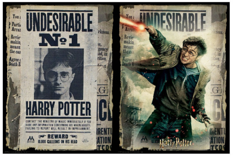 Harry Potter: Magiczne puzzle zdrapka - Harry Poszukiwany (500 elementów)