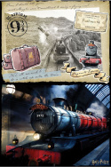 Harry Potter: Magiczne puzzle zdrapka - Hogwart Express (500 elementów)