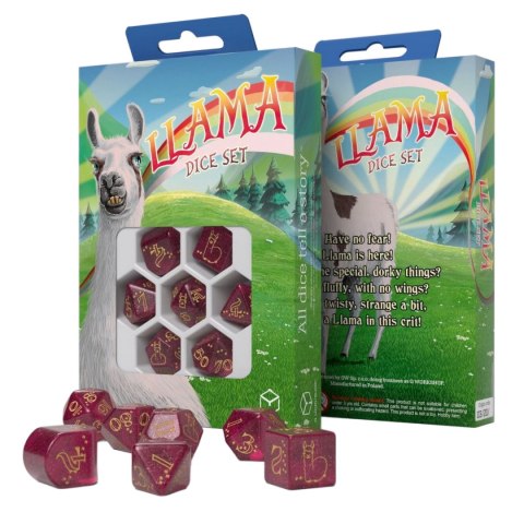 Llama Dice Set: Puffy