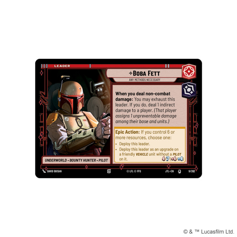 Star Wars: Unlimited - Jump to Lightspeed - Spotlight Deck - Boba Fett