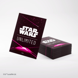 Gamegenic: Star Wars Unlimited Card Game - Art Sleeves - Card Back Magenta