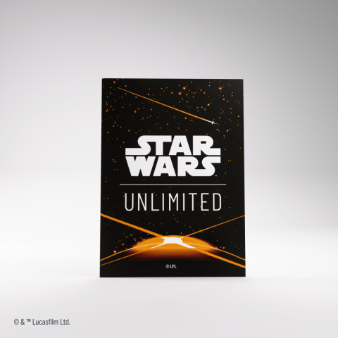 Gamegenic: Star Wars Unlimited Card Game - Art Sleeves - Card Back Orange