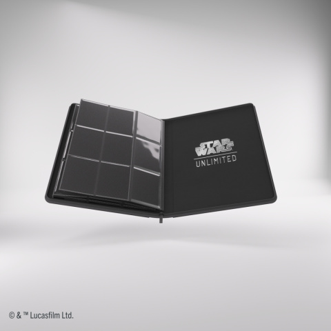 Gamegenic: Star Wars Unlimited Card Game - Zip-Up Album 18-Pocket - Black