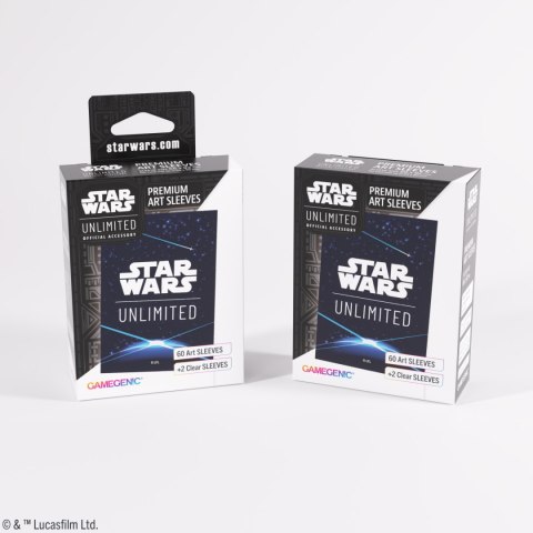 Gamegenic: Star Wars Unlimited - Premium Art Sleeves - Card Back Blue