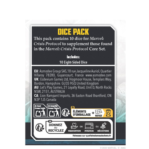 Marvel: Crisis Protocol - Dice Pack